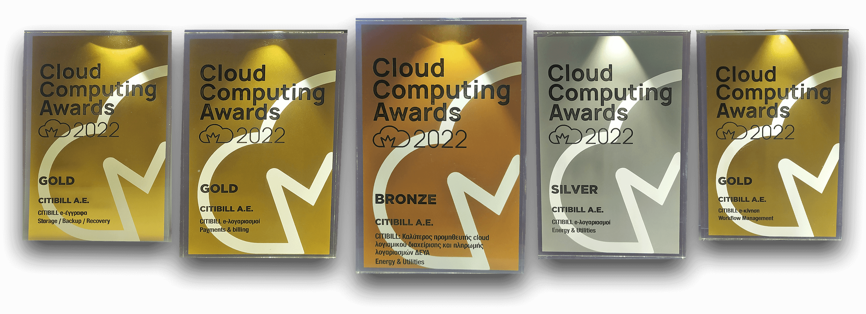 , Πέντε βραβεία απέσπασε η CITIBILL A.E. στα Cloud Computing Awards 2022